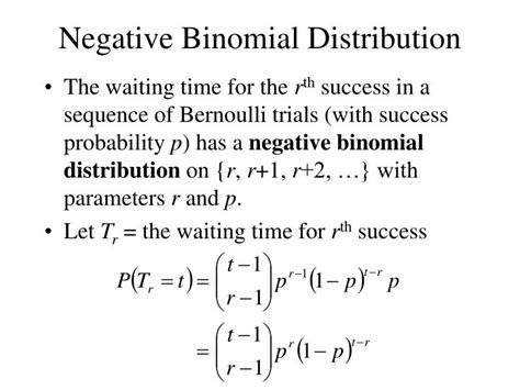 probability generating function of negative binomial distribution