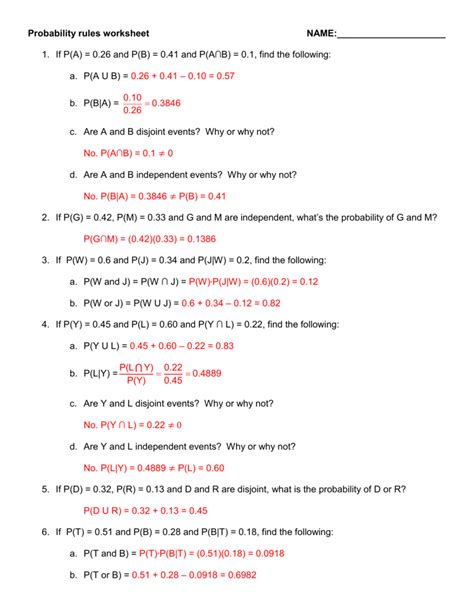 probability grade 10 questions and answers term 4