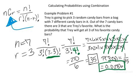 Probability Of Different Combinations