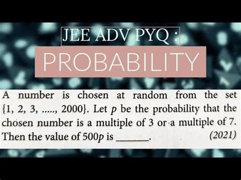 probability pyq jee mains examside