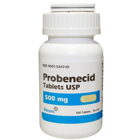 probenecid 500 mg precio