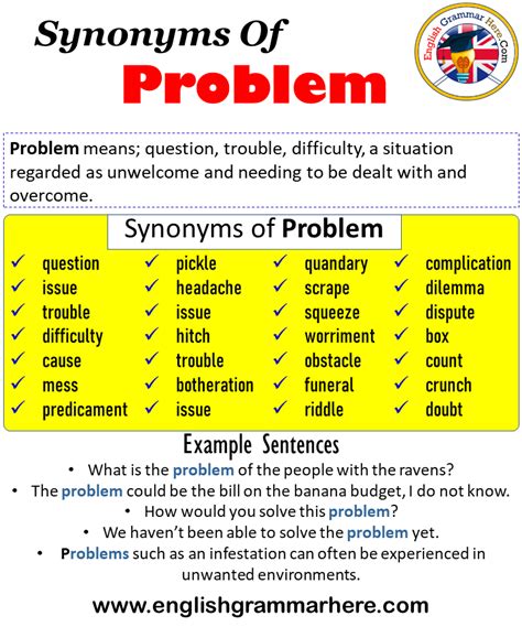 problem meaning in english