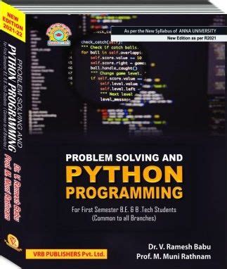 problem solving and python programming lab manual pdf 2023
