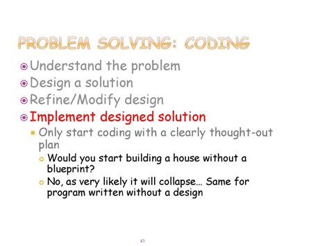 problem solving in coding
