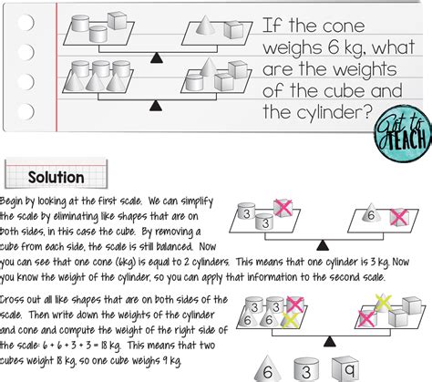 problem solving in math examples with answers