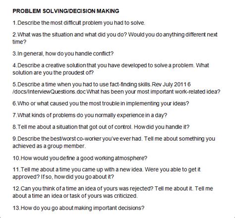 problem solving interview questions coding