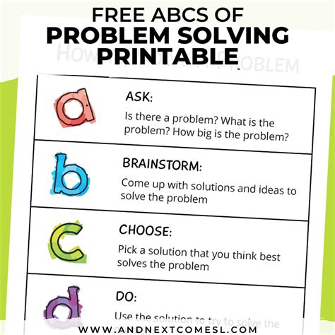 problem solving techniques pdf for students