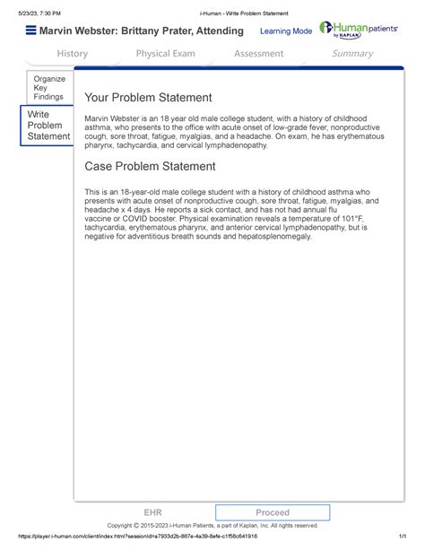 problem statement examples ihuman