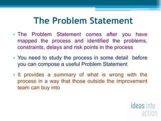 problem statement process improvement
