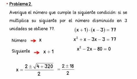 Ecuaciones de segundo grado: Problemas, 3º de ESO matemáticas - YouTube