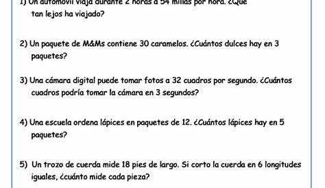 LA MULTIPLICACION EJEMPLOS RESUELTOS DE MATEMATICA 3–TERCERO BASICO PDF