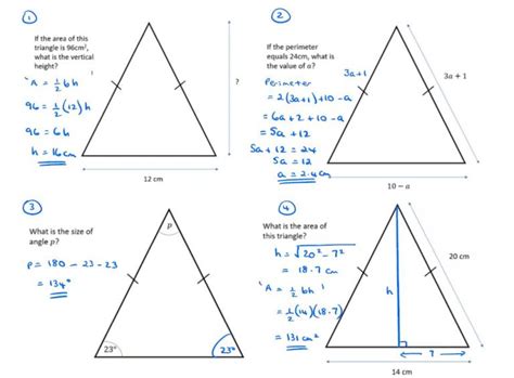 problems based on isosceles triangle