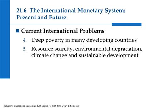 problems of international monetary system