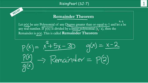 problems on remainder theorem