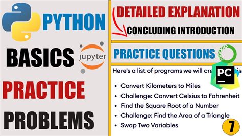 problems to practice python