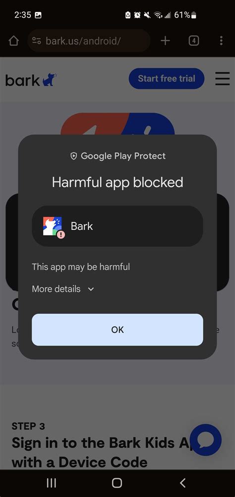 Problems With Bark App