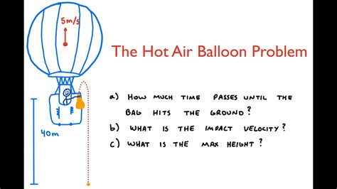 problems with hot air balloons