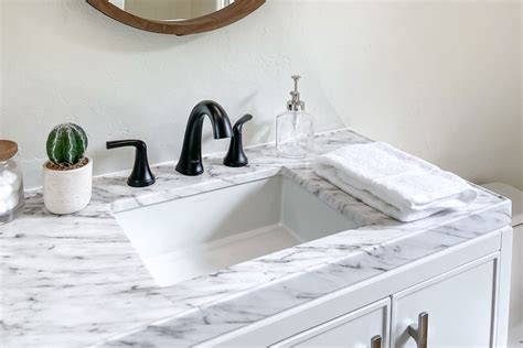 problems with marble bathroom countertops