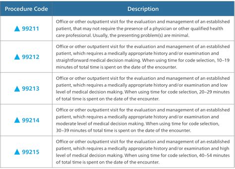 procedure code for established patient
