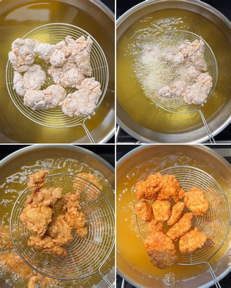 Procedure Of Frying Chicken