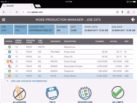 process manufacturing software demo