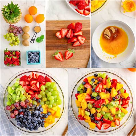 Process Of Making Fruit Salad