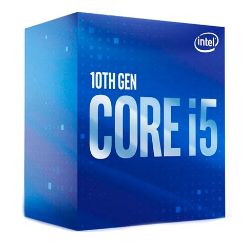 Processador Intel Core I5 10400 Cache 12Mb 2 9Ghz 4 3Ghz Max Turbo Lga 1200 Bx8070110400