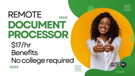 processing jobs remote