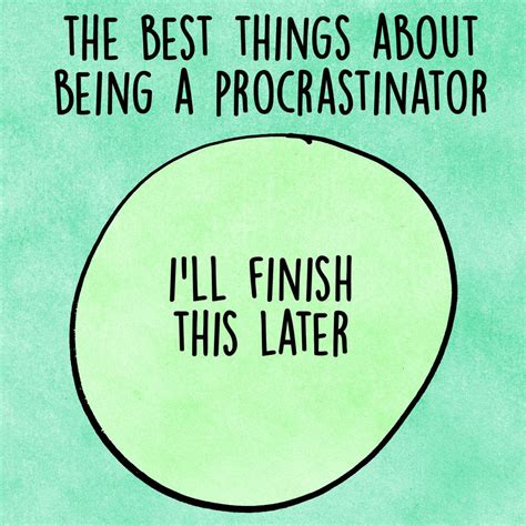 procrastination funny image