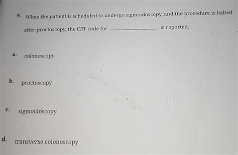 Proctoscopy Cpt Code