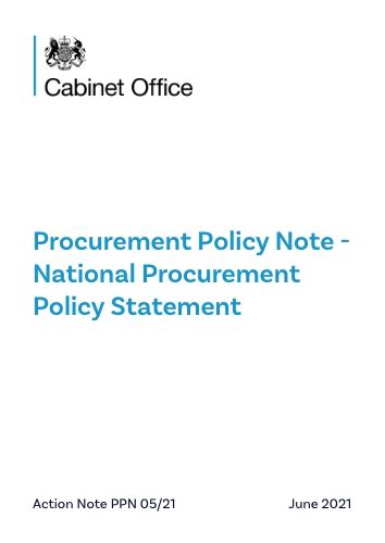 procurement policy notes 2023