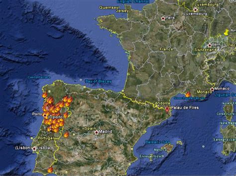 procuro mapa dos incêndios em portugal 2019