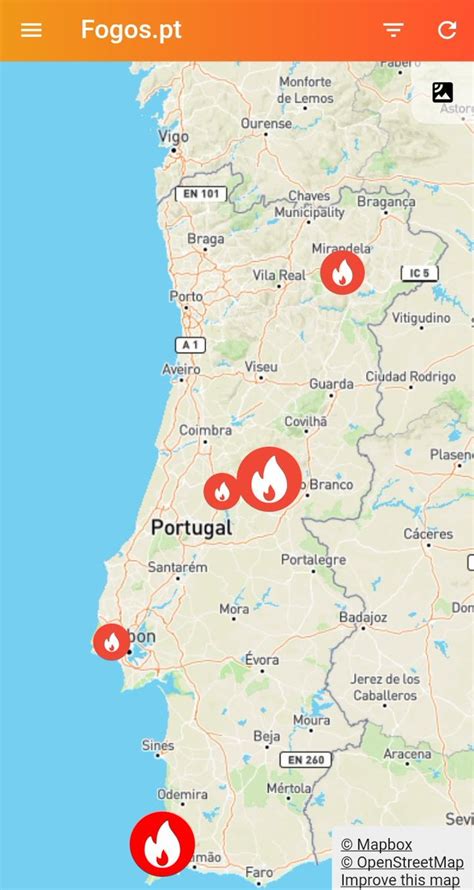 procuro mapa dos incêndios em portus cale