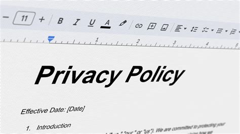produce a Privacy Policy
