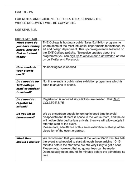 Produce Guidelines For Dealing With Problems