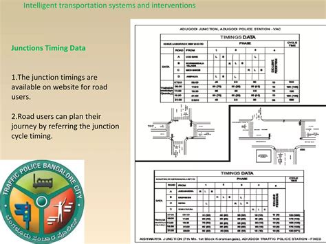 produce junction timings
