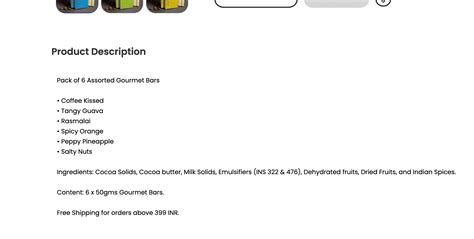 Product Description Example