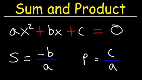 Product In An Equation