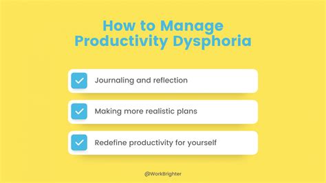 productivity dysmorphia