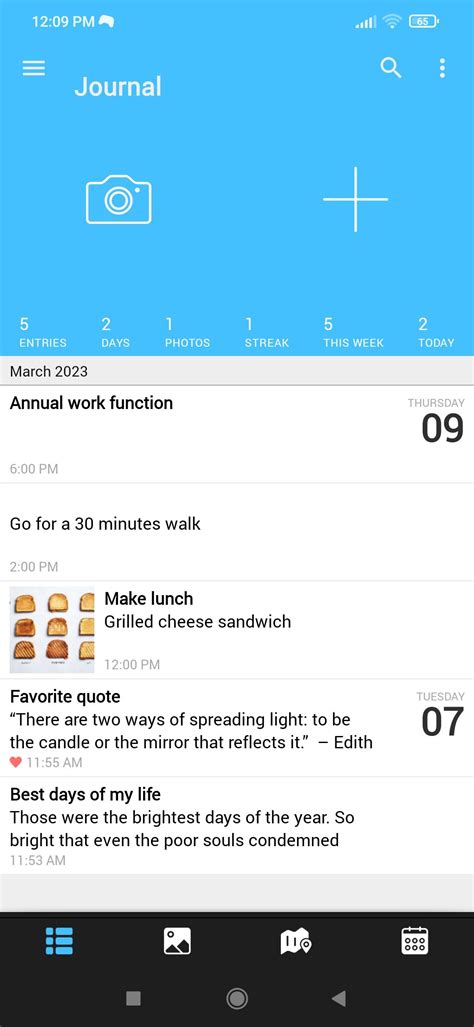productivity journal app