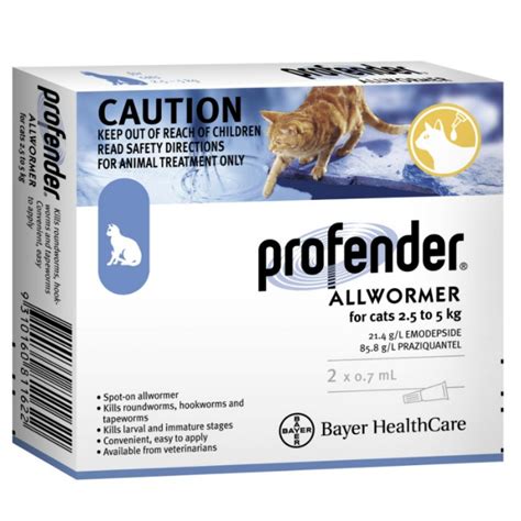 profender feline dewormer