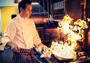 professional chef cooking