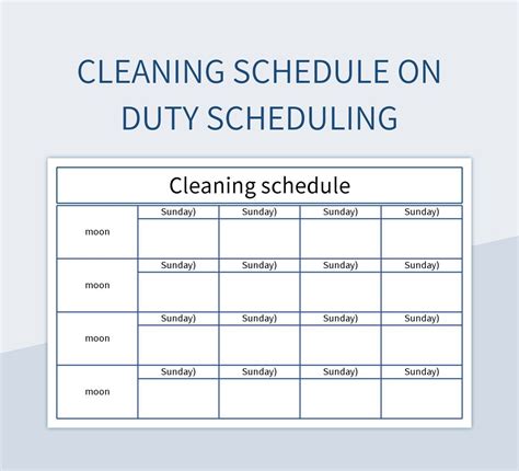 professional cleaning scheduling