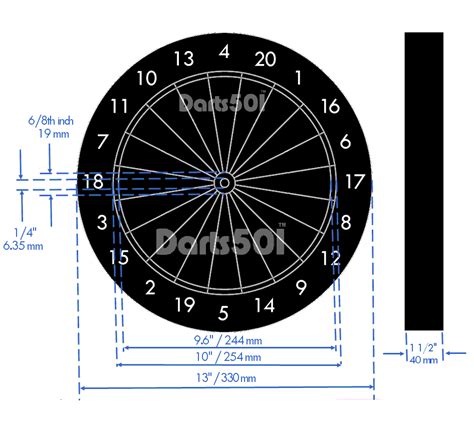 Professional Dart Board Specs