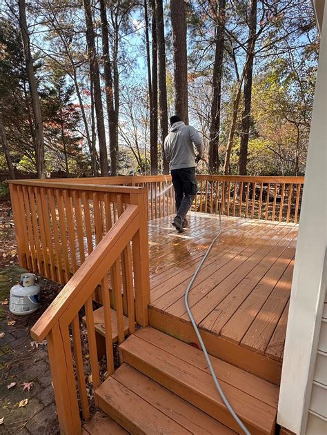 professional deck cleaning