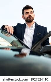 professional driver waiting