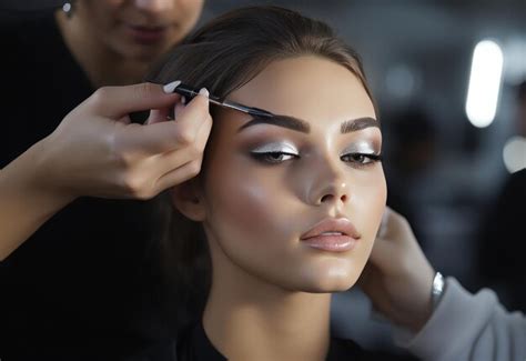 professional makeup application