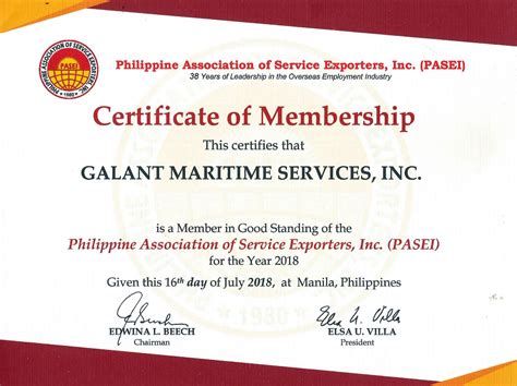 professional membership philippines