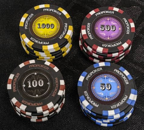 professional poker chips set