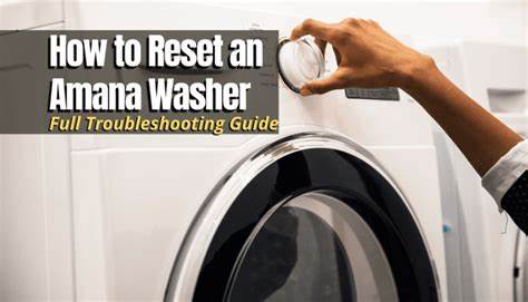 Professional Repairs for Amana Washing Machines